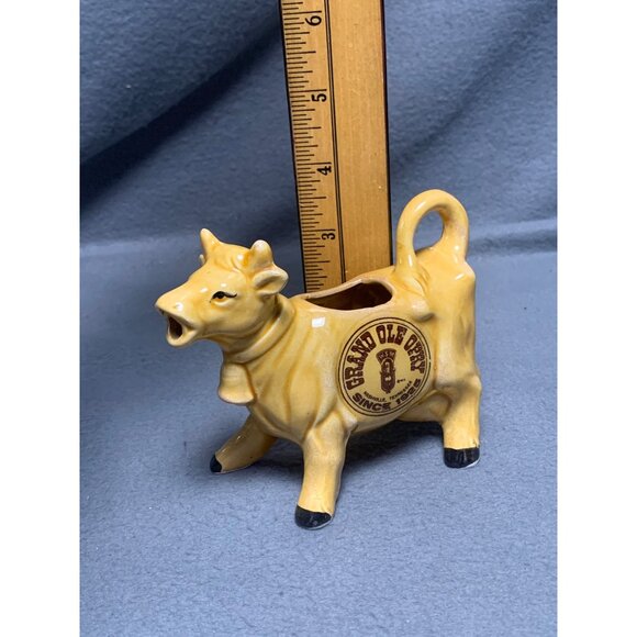 Vintage Grand Ole Opry Ceramic Cow Creamer Collectible Yellow - Picture 7 of 11